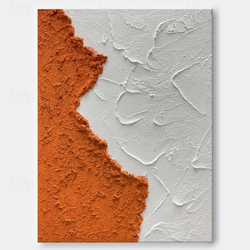 Wave oil Painting Hand painted Abstract Orange Seascape painting Hand-Painted seascape Oil Painting for Living Room Wall Decor Art Abstract Custom Artwork Impressionist Art Unique painting4