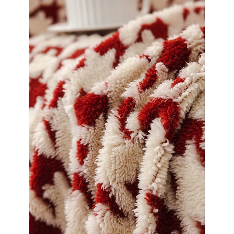 Plush Sofa Cushion and Waffle Sofa Blanket Four Seasons Universal Chenille Non-Slip Sofa Cushion Stylish and Comfortable Solid Color Cover Ideal for Enhancing Your Living Room Decor2