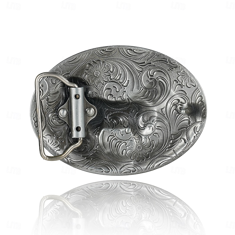 Men's Belt Buckle Buckle Silver Bronze Alloy Vintage Style Retro Vintage Reindeer Deer Daily Religious Celebrations2