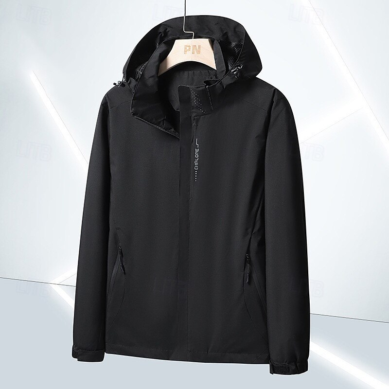 Women's Hiking Jacket Winter Outdoor Waterproof Windproof Multi-Pockets Front Zipper Lightweight Jacket Full Zip Camping / Hiking / Caving Winter Sports Black Pink Red Purple Green2