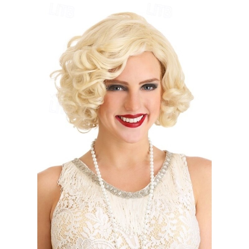 Chicago Roxie Hart Wig for Women Halloween Cosplay Party Wigs