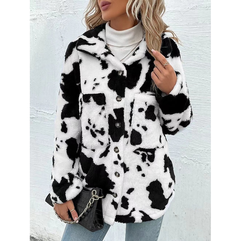 Women's Blouse Stylish Modern Long Sleeve Long Tops Shirt Collar Work Daily White Spring Fall Winter3