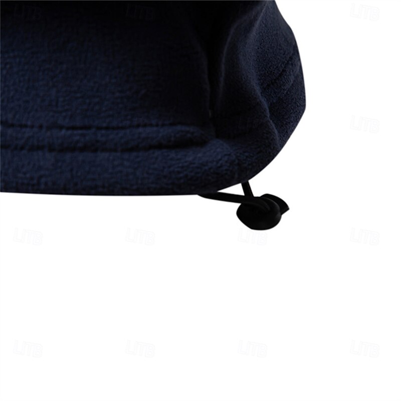 Mens Winter Solid Fleece Hoody High Quality Warm Casual Drawstring Hat Sweatshirt Soft Shell Hoodies for Men 6