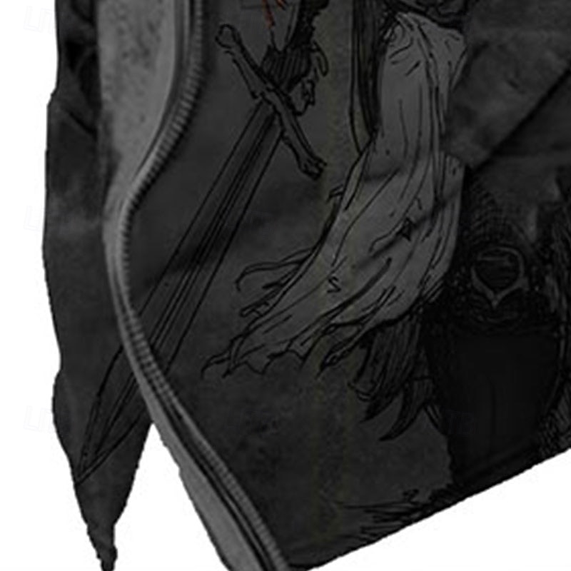 Men's Winter Coat Fleece Jacket Jacket Daily Wear Vacation Fleece Lining With Pockets Print Front Pocket Fall & Winter Soldier Sport Casual Hoodie Regular Blue Purple Green khaki Light Grey Jacket 8