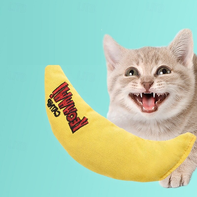 Chew Toy Interactive Toy Catnip Toy with Durable Pet Exercise Releasing Pressure Pet Training Teething Toy for Cat Kitten Indoor Outdoor Pet Play2