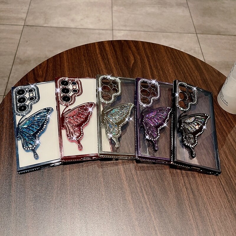 Phone Case For Samsung Galaxy S25 S24 S23 Ultra Plus S22 Plus  Ultra A55 5G A35 5G A25 A15 A24 Back Cover Shockproof Retro TPU Acrylic