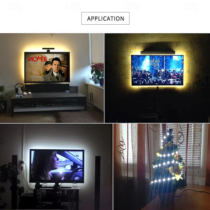 5-Meter Dimmable LED Light Strip with Human Body Infrared Sensor, USB Powered 5V Soft Night Light for Wardrobe, Cabinet, Automatic Sensing Decorative Strip, US/EU/UK/AU 1PC2