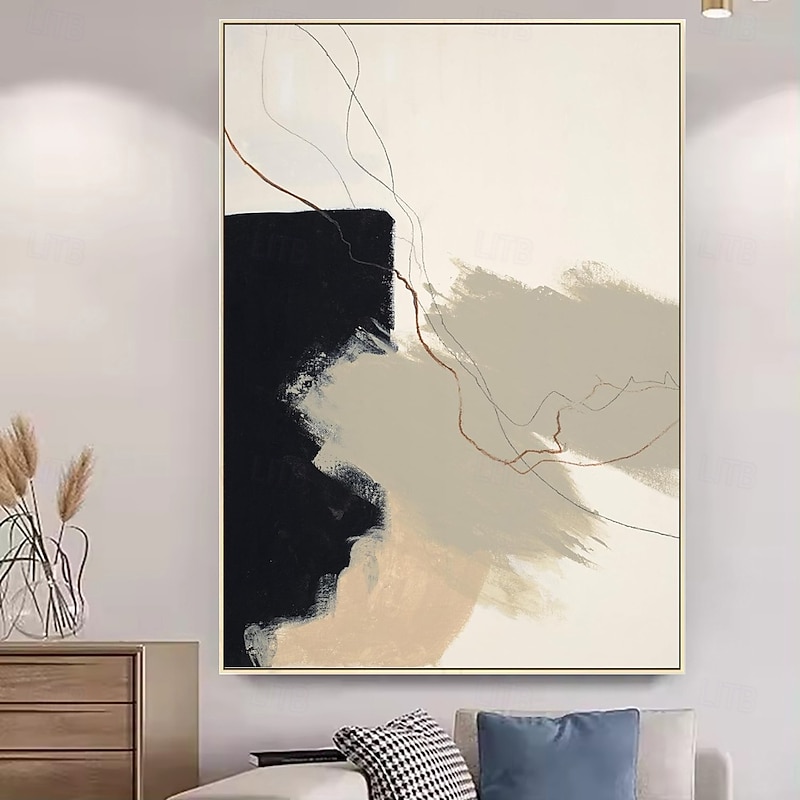 Handmade Oil Painting Canvas Wall Art Decoration Abstract Minimalism for Home Decor Rolled Frameless Unstretched Painting2