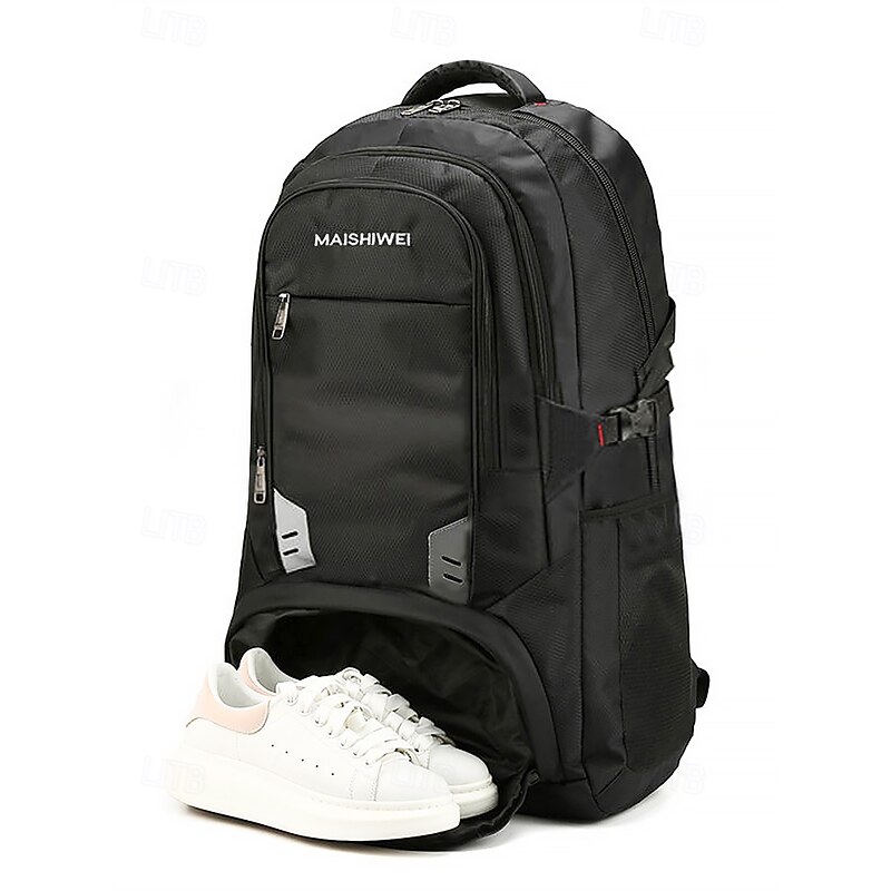 Men's Large Capacity School and Travel Backpack – 55L Water-Resistant Multi-Compartment Bag for High School, College, Hiking, or Commuting3