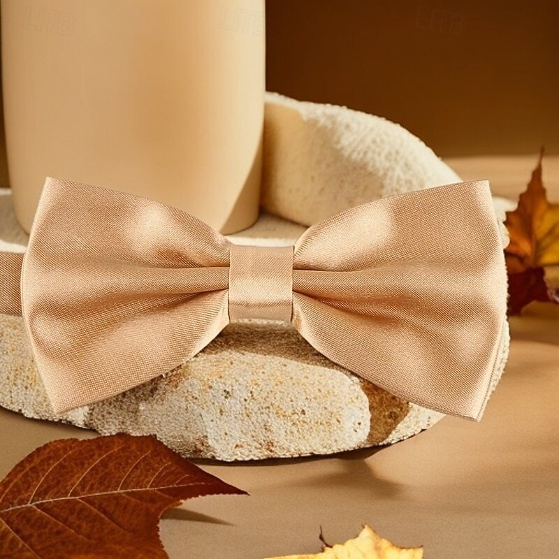 Men's Bow Tie Modern Contemporary Office / Business Traditional / Classic Bow Solid / Plain Color Formal Evening Date Quinceañera & Sweet Sixteen3