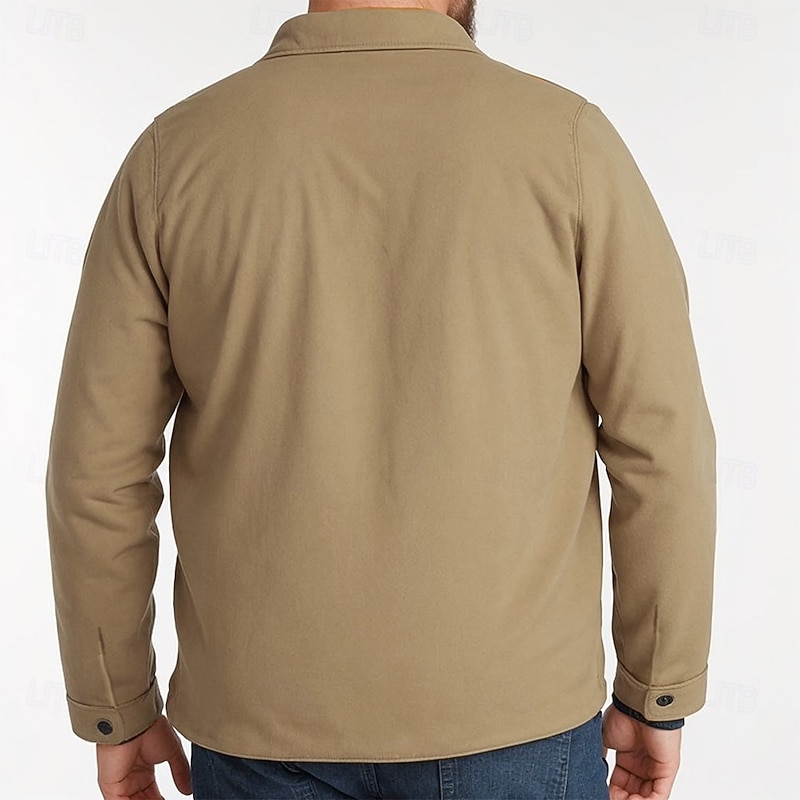 American Independence Day Men's American US Flag American Flag Patriotic Shirt Jacket Overshirt Long Sleeve Vintage Casual Daily Wear Going out Fall & Winter Turndown Buttons 3D Print 2 Pockets 1pc2