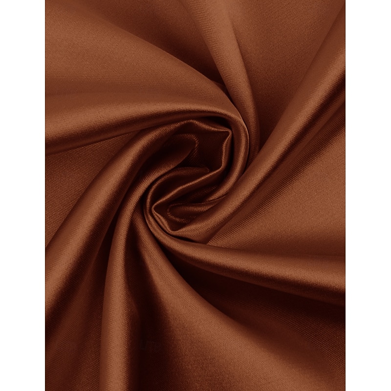 Sheath Dress Mother of the Bride Dress Formal Elegant Off Shoulder Floor Length Satin Short Sleeve with Ruched Solid Color3