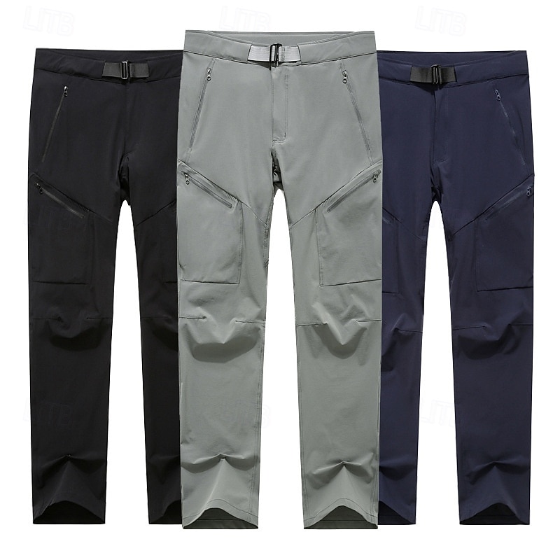 Men's Cargo Pants Hiking Pants Trousers Tactical Pants Military Outdoor Regular Fit Quick Dry Breathable Pants / Trousers Black Navy Blue Hunting Climbing Camping / Hiking / Caving S M L XL XXL