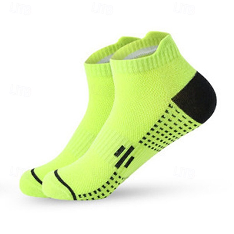 Men's Socks Bike Socks Sports Socks Athletic Socks Camping / Hiking Outdoor Exercise Cycling / Bike Bike / Cycling Warm Breathable Non-Skid 1 Pair Winter Patchwork Cotton Black White Sky Blue One-Size3