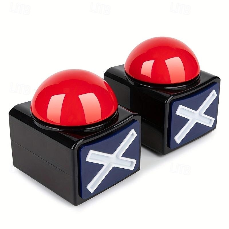 Buzzer Alarm Button With Sound And Light Trivia Quiz Game Halloween Christmas Gift4