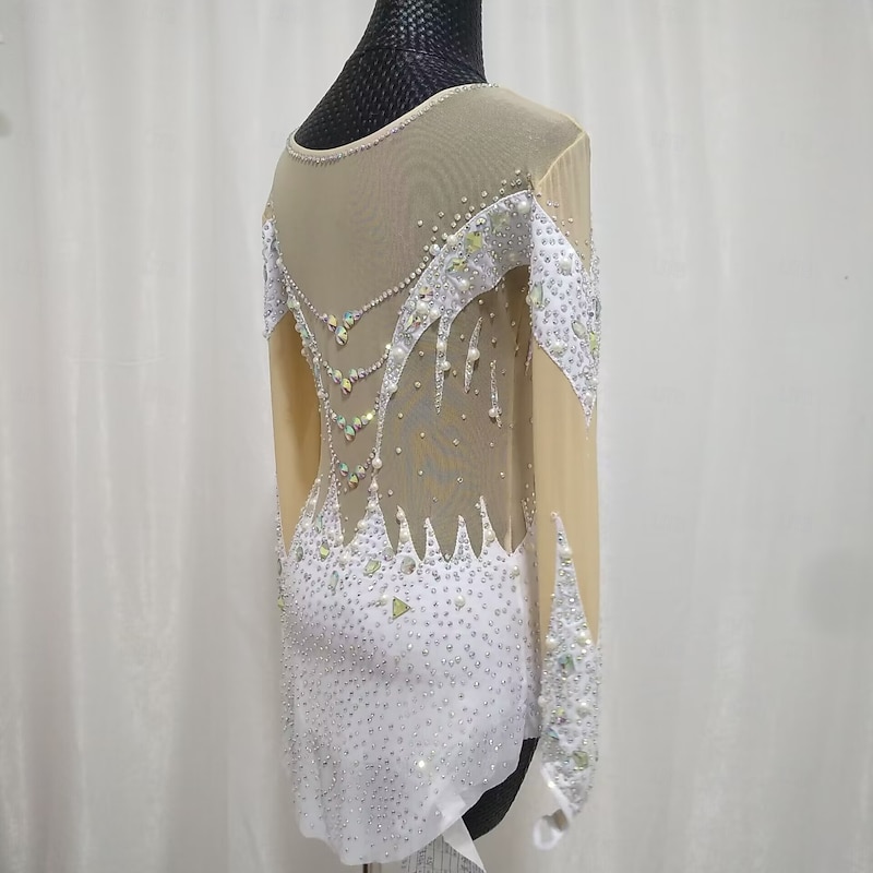 Figure Skating Costumes Figure Skating Performance Costumes Grading Costumes Competition Costumes Children's Adult Women's Figure Skating Costumes Adult And Children's Customized Spandex3