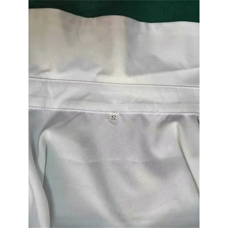 Women's Shirt Blouse Solid Color Elegant Business Casual Long Sleeve V Neck Regular Tops Work Daily Ruffle Black White Green Khaki Fall Winter3