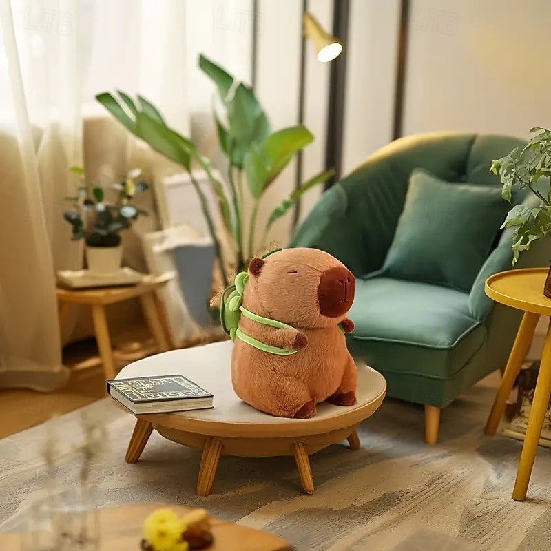 9 Inch Capybara Plush Toy Simulation Anime Toy Cute Doll Stuffed Animals Soft Doll Christmas And Thanksgiving Gift4