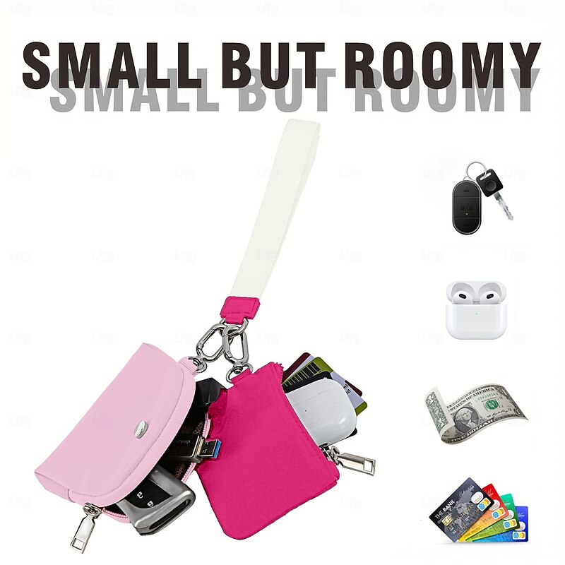 Floral Print Single Pouch Wristlet4