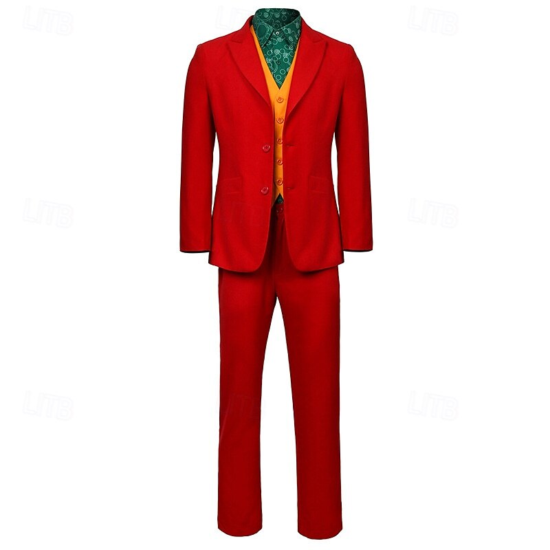 Joker Joker: Folie à Deux Joker Outfits Suits & Blazers Costume Party Movie Cosplay for Men's Adults' Halloween Carnival Performance Party - Main Image