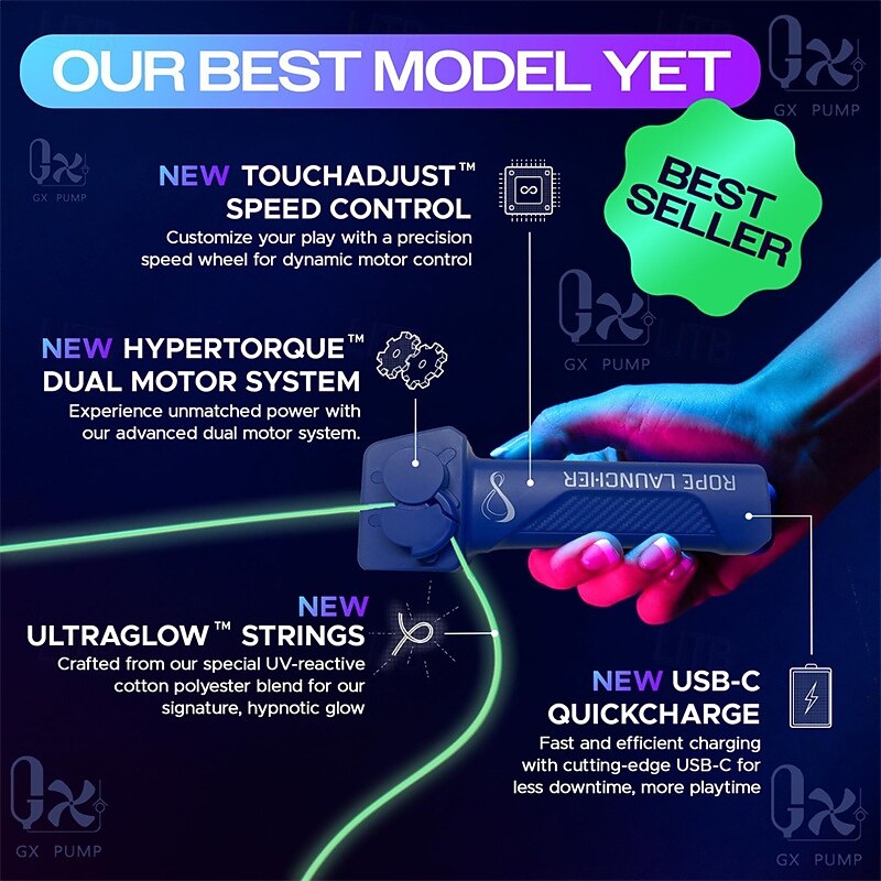 String Rope Launcher Loop Fidget Toy Defying Gravity to Boost Your Imagination - The Ideal Gift for Kids and Adults2