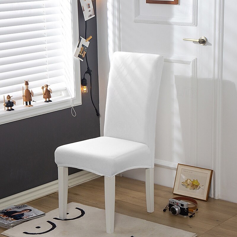 Dining Chair Cover Stretchy and Durable Slipcovers   High Back Dining Chair CoverStylish Furniture Protector for a Modern and Elegant Dining Room Decor