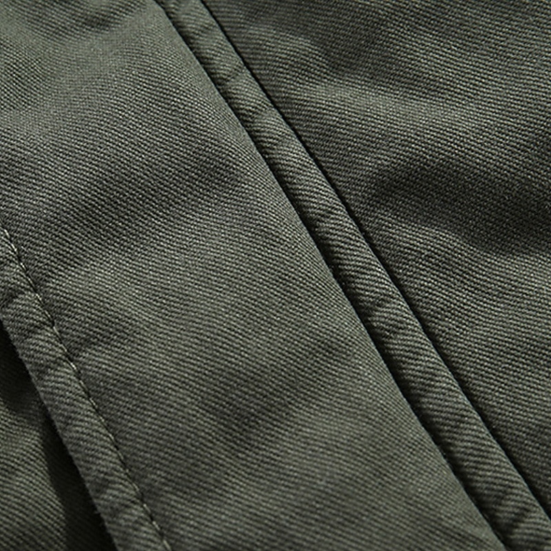 Men's Winter Jacket Fleece Jacket Casual Jacket Daily Vacation Thermal Warm Pocket Fleece Fall & Winter Plain Fashion Streetwear Hooded Regular Black Khaki Army Green Jacket3