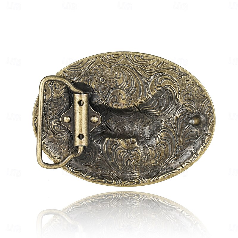 Men's Belt Buckle Buckle Silver Bronze Alloy Vintage Style Retro Vintage Reindeer Deer Daily Religious Celebrations4