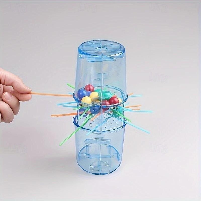 Interactive Puzzle Game - Brain Teaser Toy for Kids and Adults - Develops Problem-Solving Skills, Hand-Eye Coordination, and Critical Thinking - Colorful Beads and Pull Stick Design - Perfect Christma3