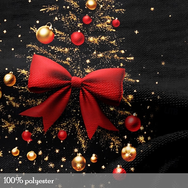 Christmas Men's Christmas Costume 3D T-shirts Tree Fashion Funny 3D Print Tee Party Street Black Short Sleeve Crew Neck Summer Spring Clothing Apparel S M L XL XXL XXXL3