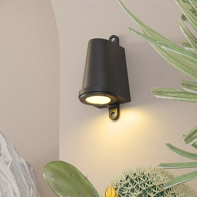 Indoor Outdoor Modern Nordic Style Outdoor Wall Lights Living Room Outdoor Metal Wall Light IP44 85-265V2