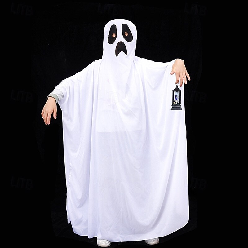 Ghost Halloween Cosplay Costume Party Costume Kid's Boys' Girls' Carnival Masquerade Performance Party Halloween Easy Halloween Costumes Dress Up2
