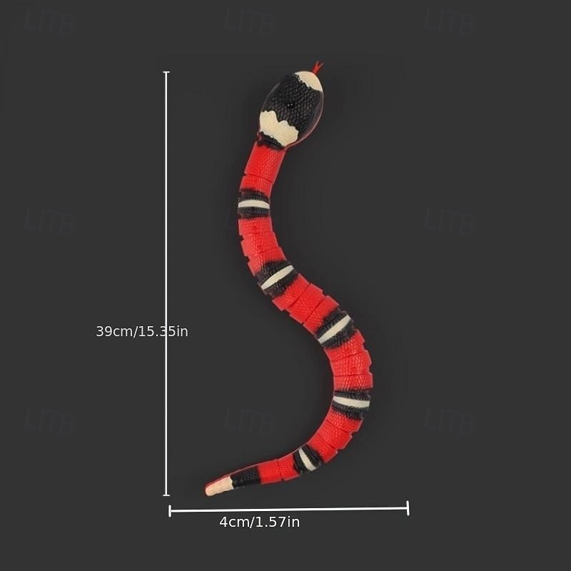 Electric Smart AI Snake Toy   Automatic Induction, Realistic Cunning Movement for Exciting Pet Playtime  Complete Interactive Toy Set3