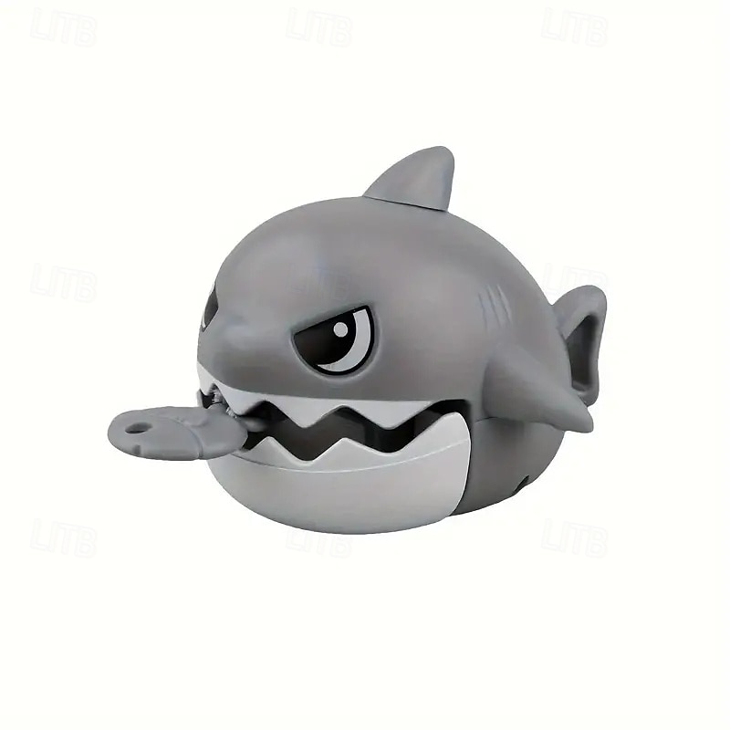 2pcs Cute Shark Keychains with Pull String - Fun Novelty Toy Car Accessories Durable Plastic2