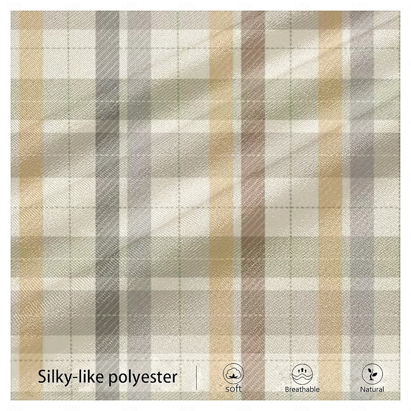 Men's Geometric Color Block Patchwork Dress Pants Mid Waist Business Casual Formal Dailywear Zipper Pocket Summer Spring Fall 3D Print Light Yellow3