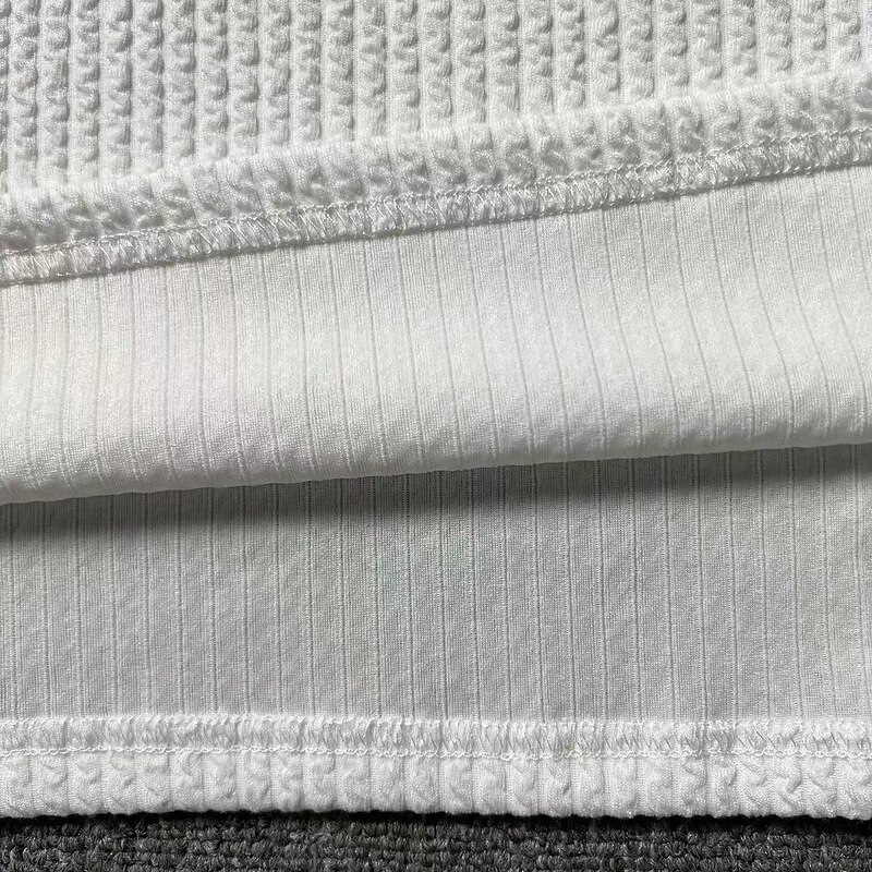 Men's T Shirt Ribbed Knit tee Long Sleeve Crewneck Solid Color Traditional / Vintage Knitted Outdoor Home Sports & Outdoor Dark Grey Black Blue Top Tee for Men3