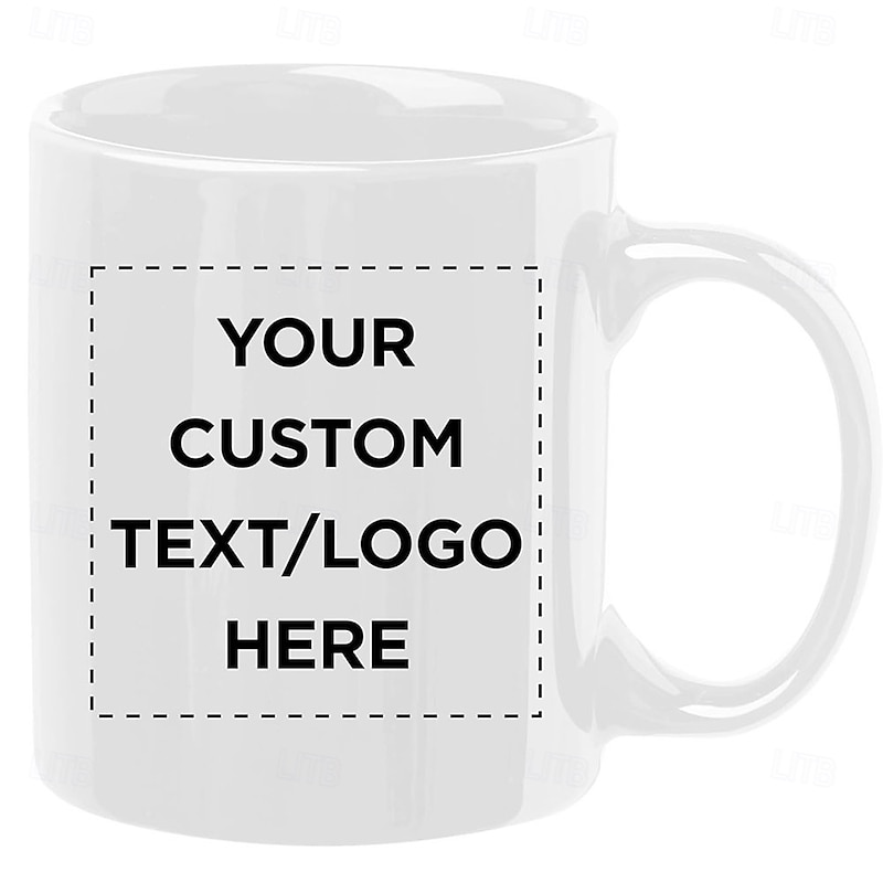Personalized Photo Coffee Mug Custom Best Gift for Dad, 11oz Travel Mug with Text, Pictures, Wedding, Christmas, Birthday Gift for Family, Friends