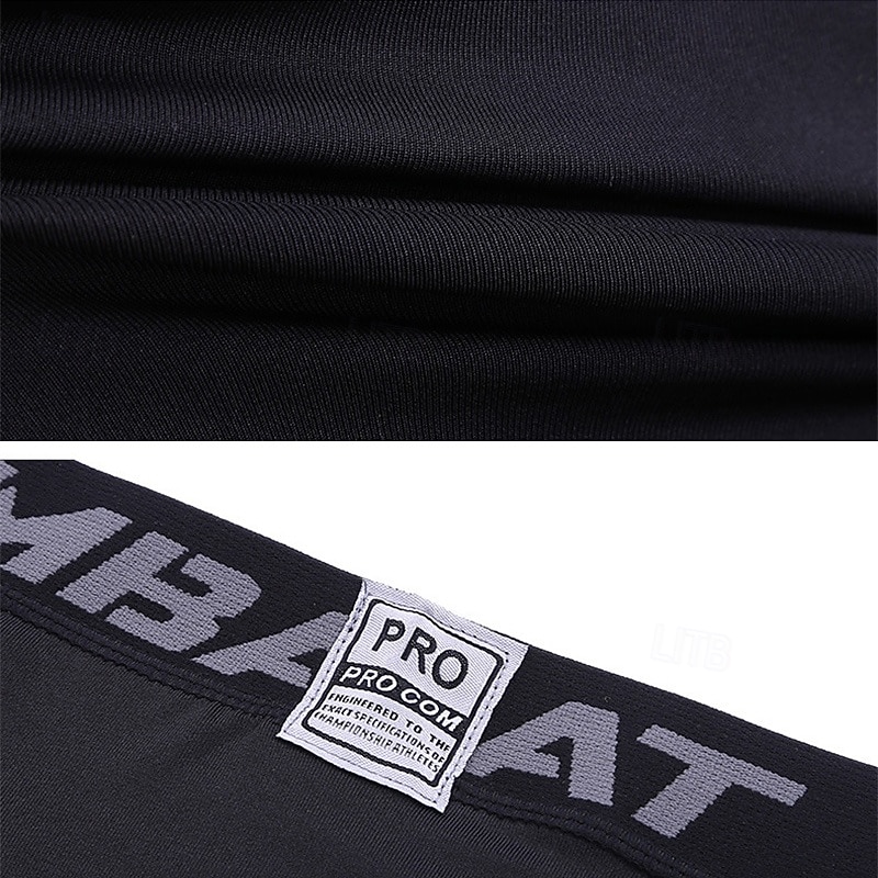 Men's Running Pants Compression Tights Leggings Pocket Elastic Waistband Leggings Outdoor Sports & Outdoor Athletic Fall Quick Dry Lightweight Soft Power Flex Marathon Running Workout Tailored Fit3