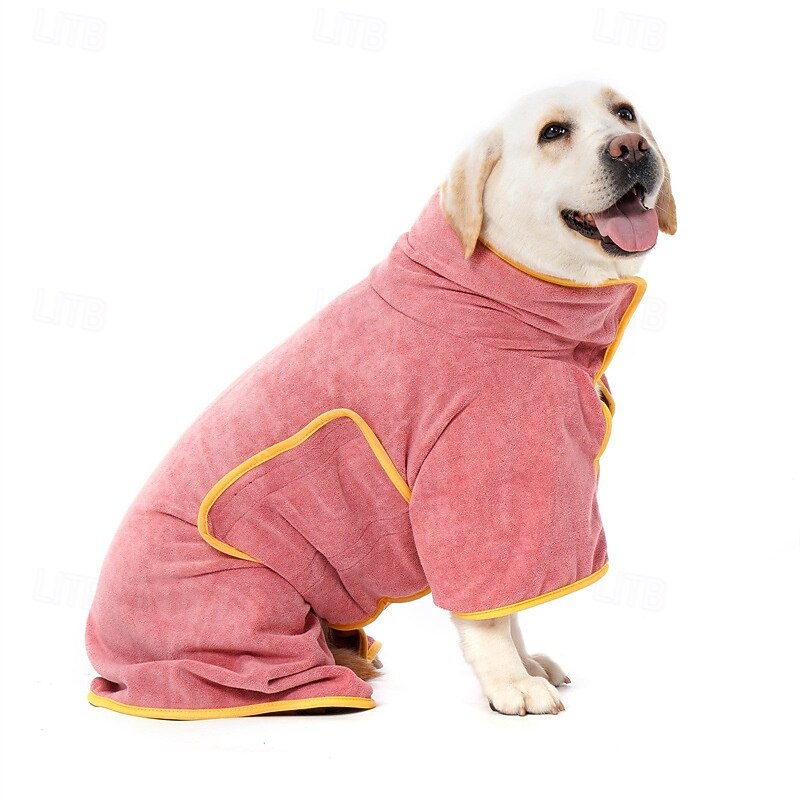 Dog Bath Towel Dog Dry Robe Fashion Winter Warm Fashion Comfortable Indoor Pool Dog Clothing for Small Medium Large4