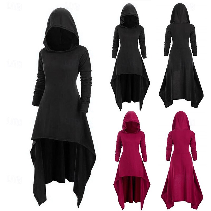 Medieval Renaissance Cocktail Dress Prom Dress Outlander Elven Fancy Dress Women's Viking Fantasy Halloween Carnival Masquerade LARP Ren Faire Festival Adults' Dress