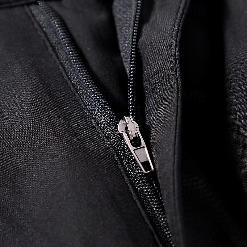 Men's Sherpa Dress Pants Fleece Pants Trousers Suit Pants Pocket Elastic Waist Straight Leg Plain Comfort Warm Full Length Business Casual Daily Fashion Streetwear Black Blue 8