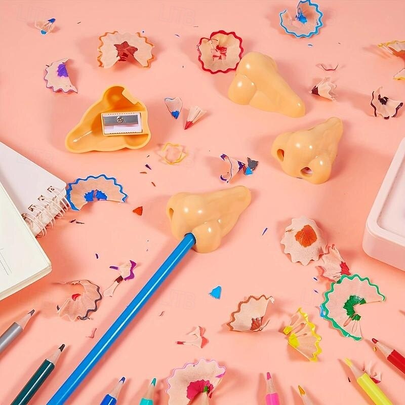2pcs Fun Nose Pencil Sharpeners for Kids - Perfect School Supplies, Gag Gifts & Birthday Favors for Boys & Girls, Ideal Teacher Rewards Pencils For Kids3