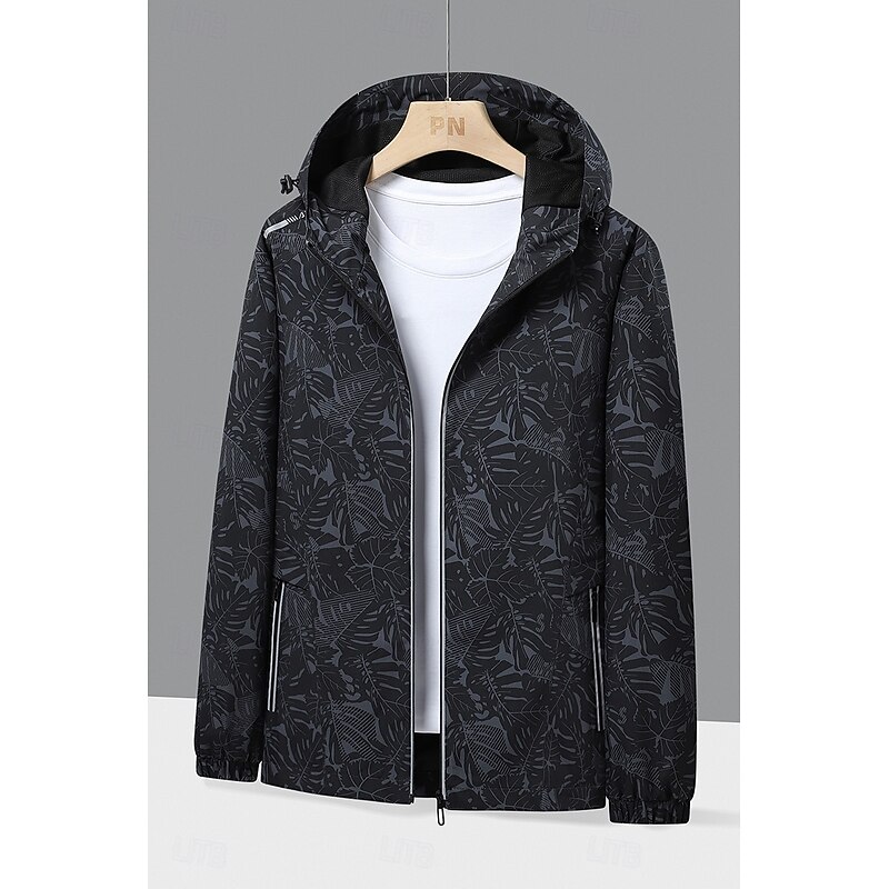 Men's Women's Hoodie Jacket Hiking Jacket Hiking Raincoat Rain Jacket Winter Outdoor Waterproof Soft Detachable Cap Comfortable Jacket Full Length Visible Zipper Fishing Climbing Beach Light Pink3