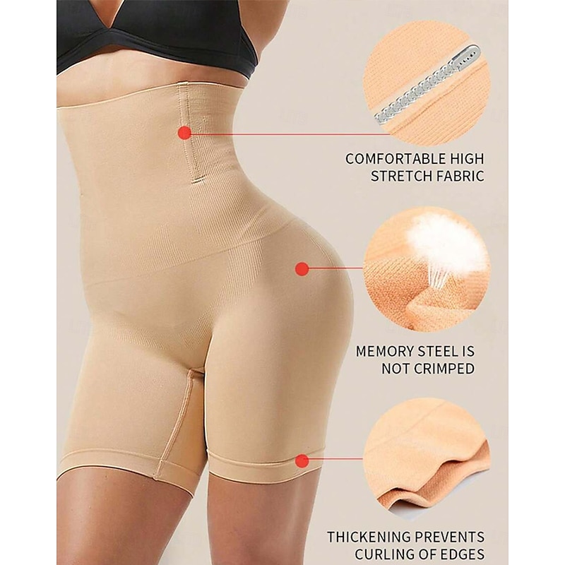 Women's High Waisted Body Shaper Shorts Compression Underwear Women Tummy Shapewear Underwear Butt Lifter Tummy Control Underwear Tummy Tuck Panty Shaper Seamless Compression Home Outfits2