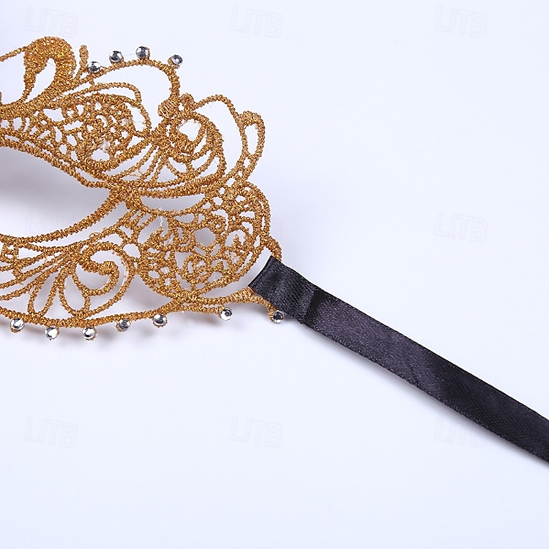 Greek Goddess Halloween Mask Eye Mask Fifty Shades Of Grey Carnival Mask Lace Sexy Costume Adults' Women's Halloween Carnival Mardi Gras Party Easy Halloween Costumes Dress Up3