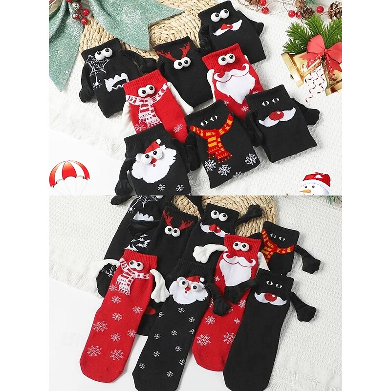 Holiday-Themed 3D Novelty Socks for Women – Fun Christmas and Halloween Designs with Festive Embellishments, Perfect for Gifting and Seasonal Wear4