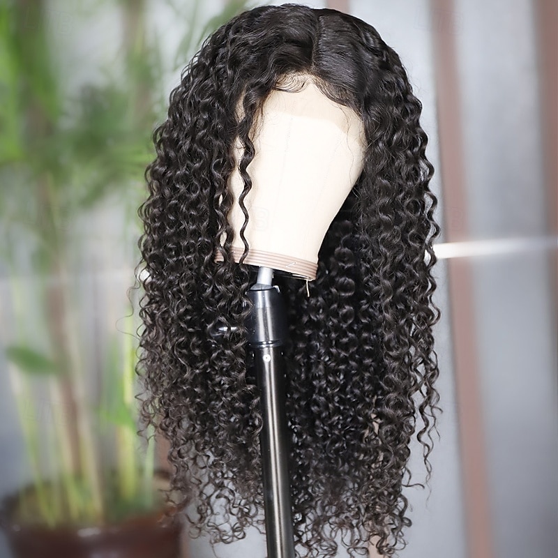 Human Hair Curly Lace Front Wig Human Hair 13x6 Lace Frontal Wigs for Black Women with Baby Hair4