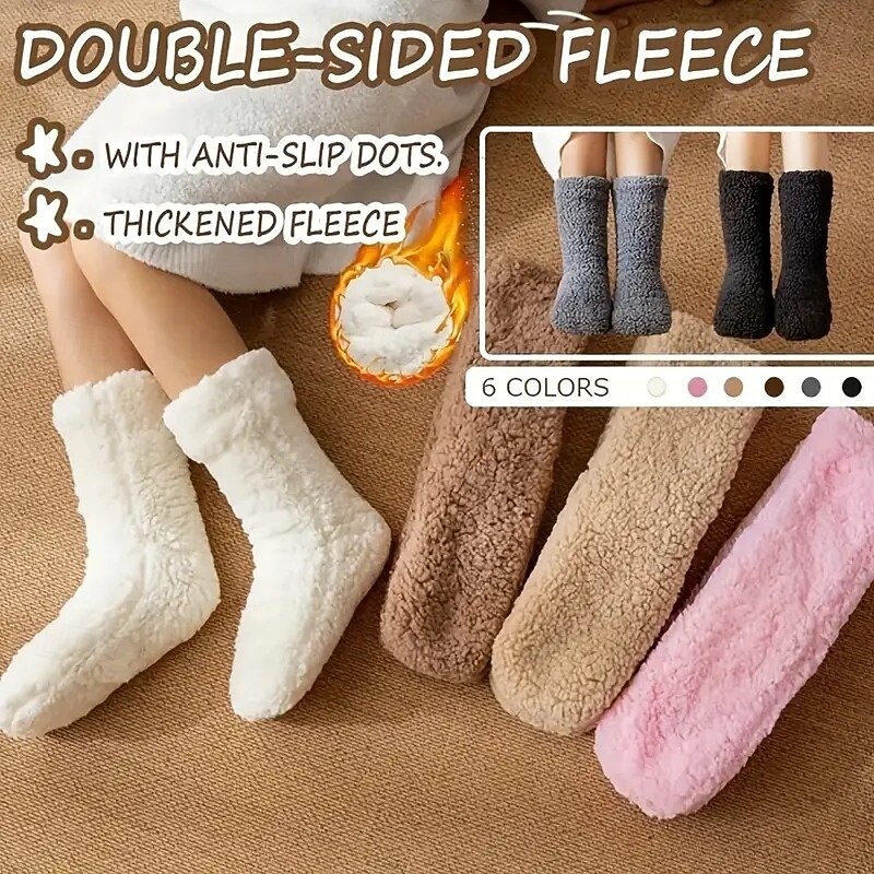 Slipper Socks Winter Christmas Socks For Women Socks For Women Fluffy Socks Winter Leg-Warmers Legsleeve