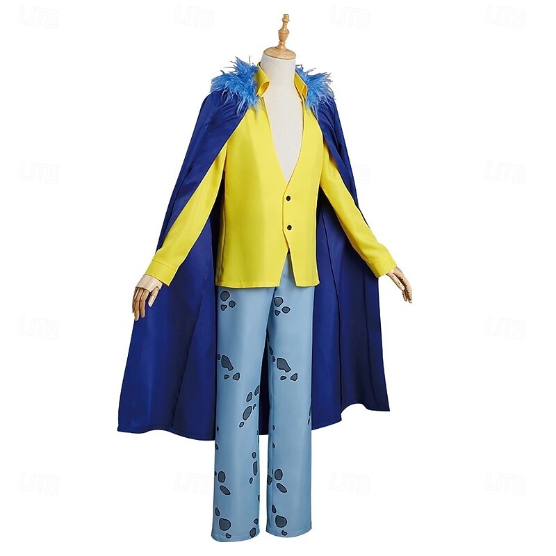 Trafalgar Law Anime Pants Cosplay Costume Cloak Cosplay Suits Masquerade Coat Pants Cloak For Men's Adults'2