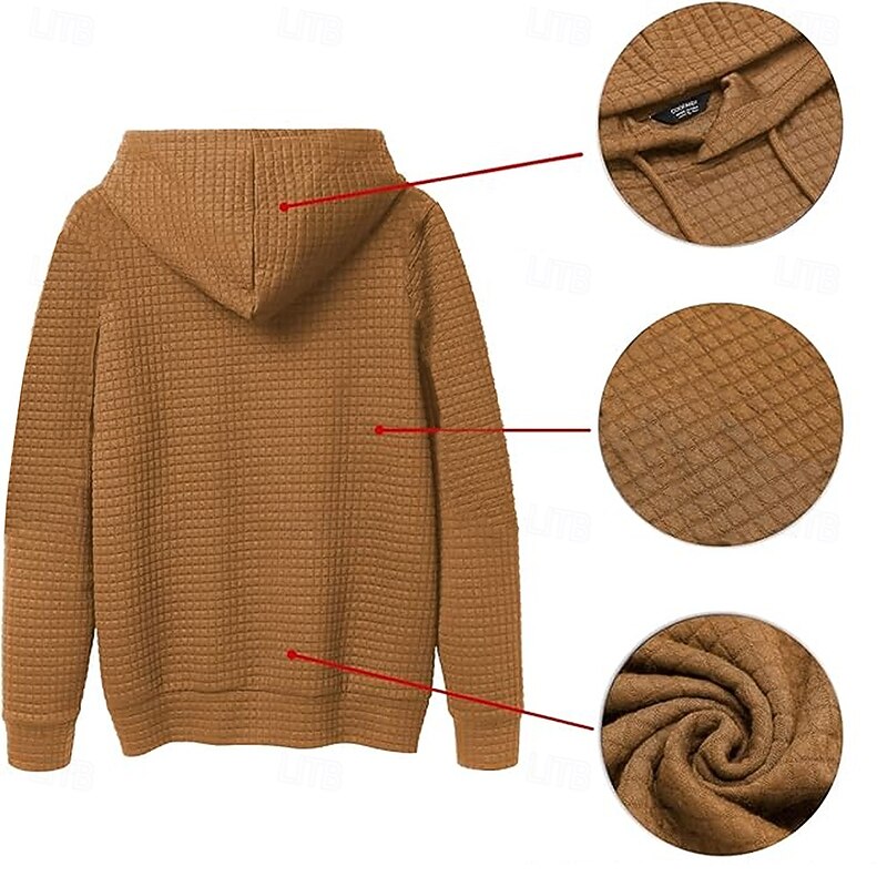 Halloween Men's Pumpkin Hand Hoodie Hoodies Waffle Hoodie Vacation Fashion Long Sleeve Hooded Vacation Halloween Blue Brown Pocket 3D Print Fall Winter Designer2